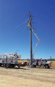 Sacramento utilities line construction